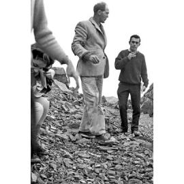 Professor Wellman with Geology student at Red Rocks