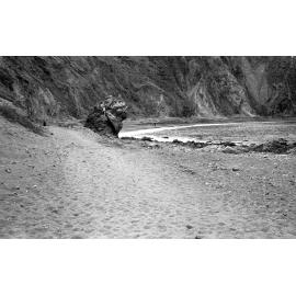 Beach access road at Red Rocks