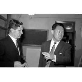 Professor RH Brookes in conversation with Dr Lee Kuan Yew