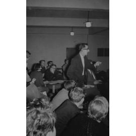 Unknown speaker at Victoria University Students' Association meeting