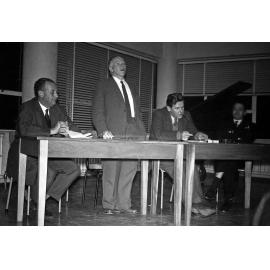 Panel discussion featuring Professor Ralph H. Brookes and Russian Ambassador Nikolai Ivanov [?]