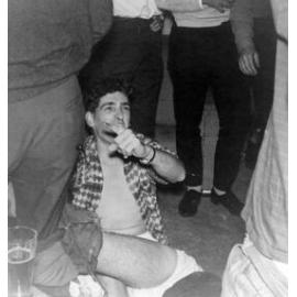 Weir residents at a student flat party