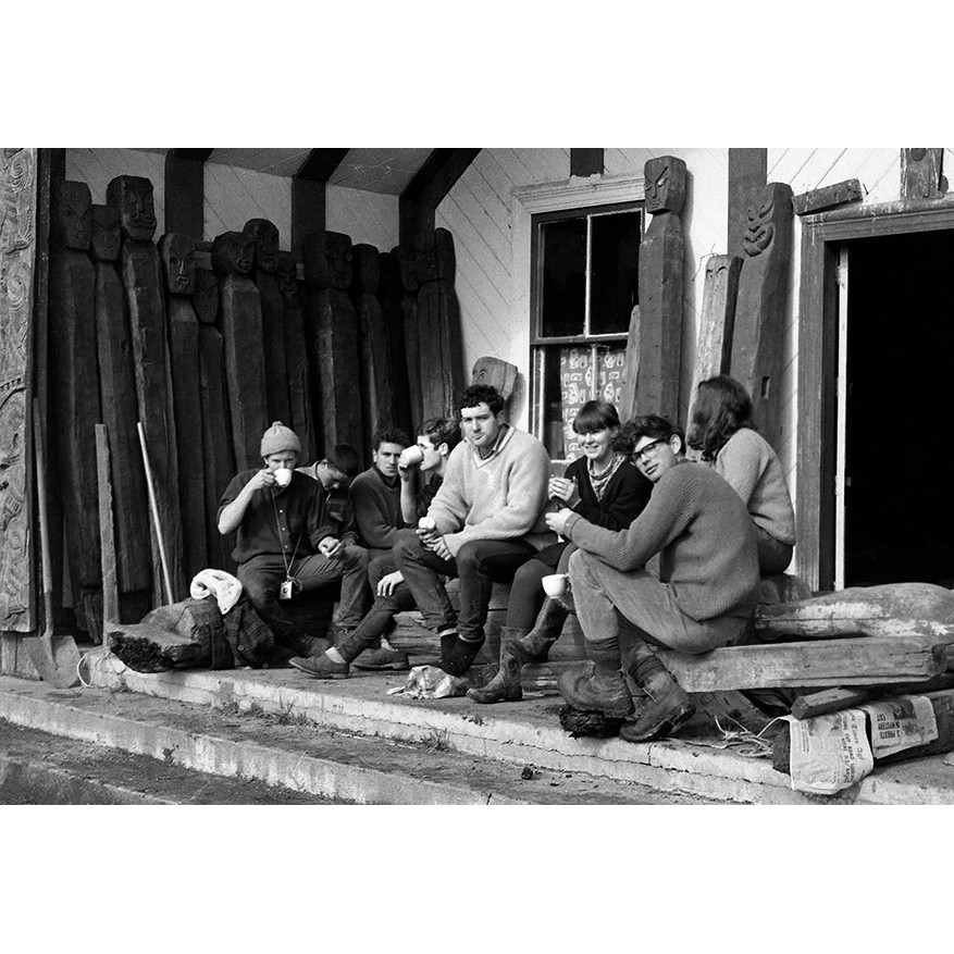 Pāpāwai marae work camp 1965