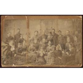 Wellington Teachers Training College Staff and Students 1880 