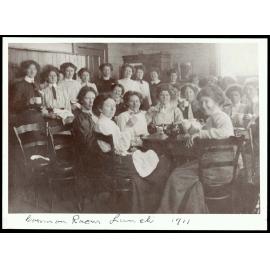 Wellington Teachers Training College Common Room Lunch 1911