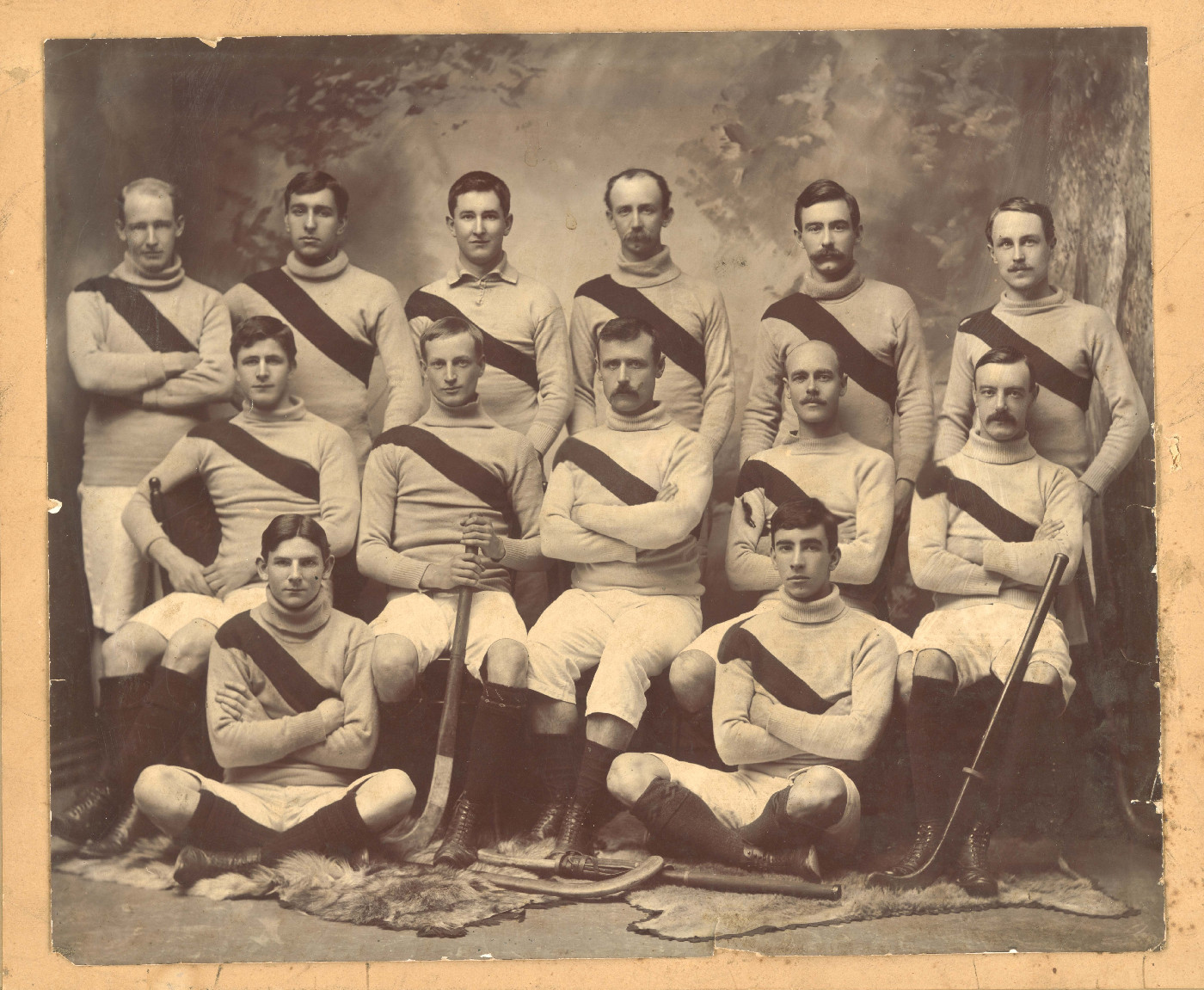 Cropped photograph of Victoria College Hockey Club. First Eleven, 1904.